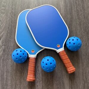 Tangerine Blue Pickleball Paddle Set
